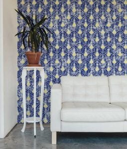 Estella Admiral Sun blue and yellow wallpaper from HD Walls