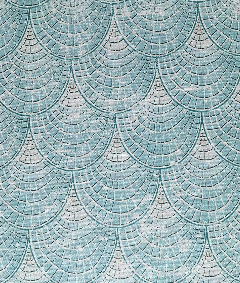 Seafoam tiled wall paper pattern