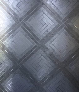 Stone color symmetrical wallpaper pattern