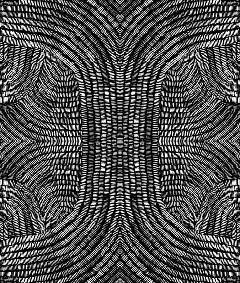 Black and white wall paper pattern